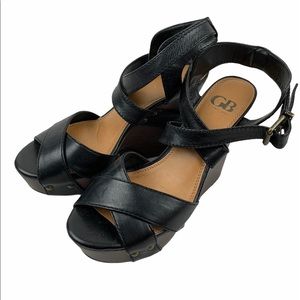 Gianni Bini Cross Strap Wedge